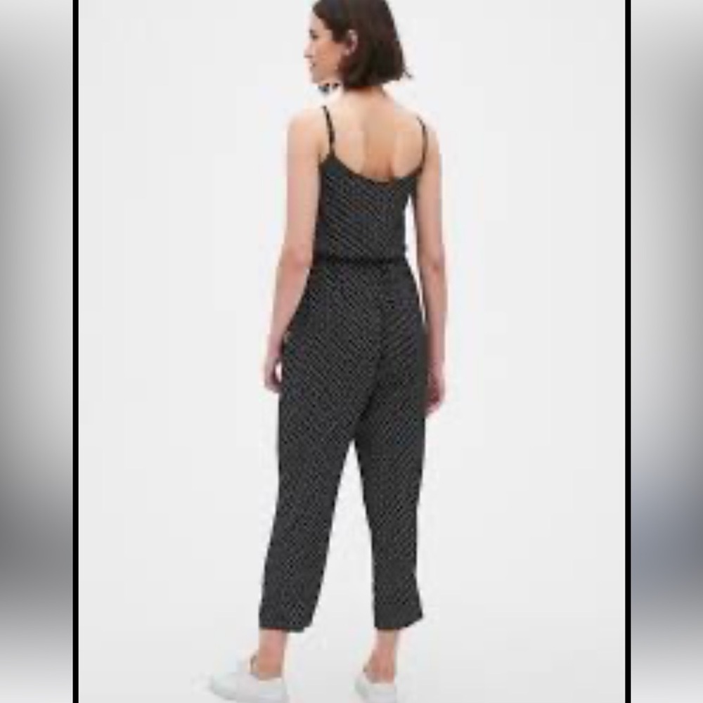 Gap women jumpsuit xs new Cami Tie-Waist Jumpsuit